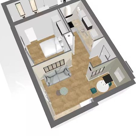 Appartchic - Appartement Standing - Plein Centre & Parking Prive Креон Экстерьер фото